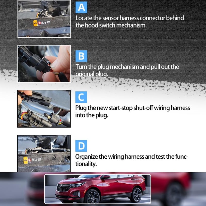 Mingrui test Auto Start Stop Eliminator for 2019 2020 2021 2022 2023 2024 Chevy Traverse Equinox Malibu Blazer Cruze Trax Trailblazer GMC Terrain Engine Auto Stop Disable Error Free Stop-Start Bypass - Image 3